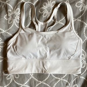 Lululemon white mesh sports bra size 8